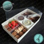 Caixa 25x13,3x5 - Ovos de Colher 2 Potes Degustação