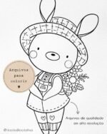 PARA COLORIR | Páscoa Jardim dos Girassóis (Ni Estudio Criativo) - Imagem 3