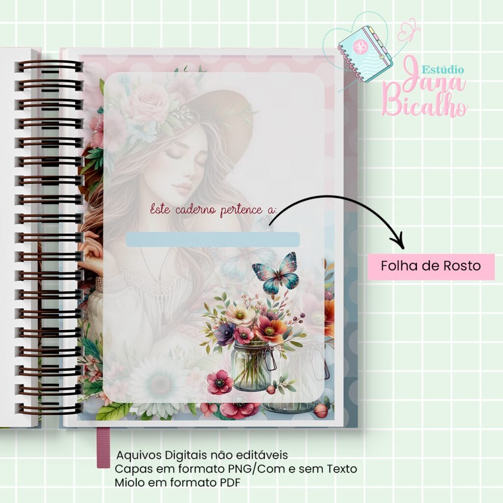 Caderno Pautado A5 + Bloquinho - Essência N1 (Jana Bicalho) - Imagem 4