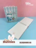 Cute Bunnies - Bloquinho A6 (Tita) - Imagem 3