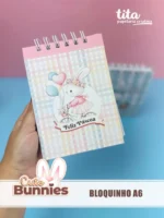 Cute Bunnies - Bloquinho A6 (Tita) - Imagem 2