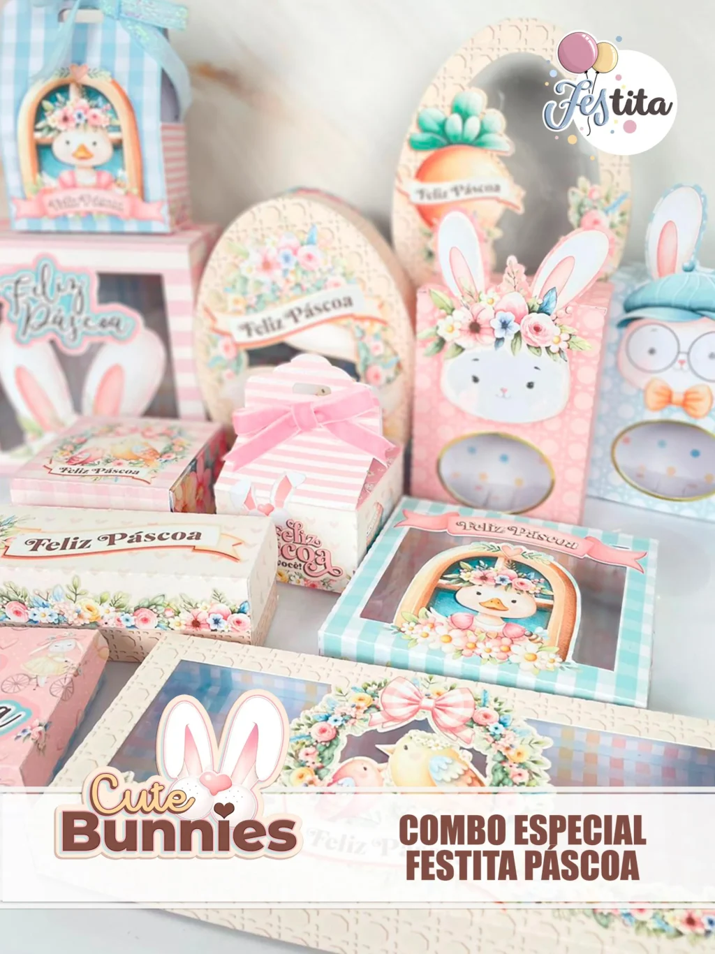 Cute Bunnies - Combo Especial Festita (Tita) - Imagem 7