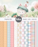 Cute Bunnies - Como Ilustrações e Papéis (Tita) - Imagem 3