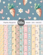 Cute Bunnies - Como Ilustrações e Papéis (Tita) - Imagem 2