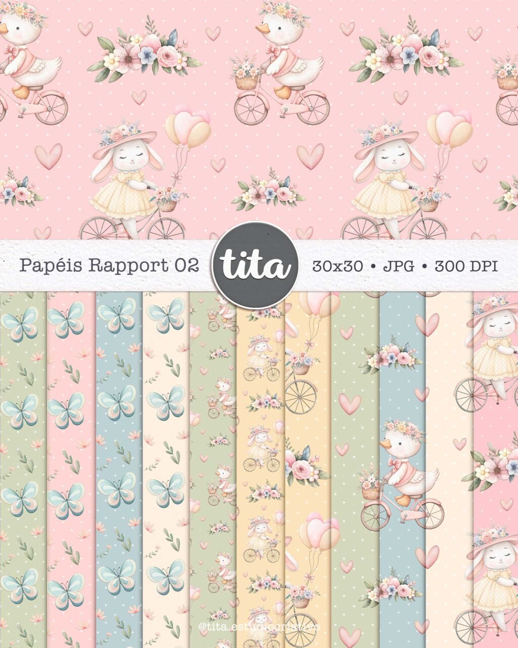 Spring Time - Como Ilustrações e Papéis (Tita) - Imagem 8