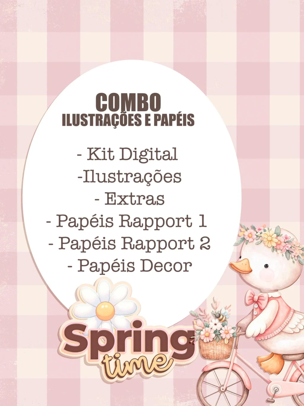 Spring Time - Como Ilustrações e Papéis (Tita) - Imagem 1