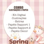 Spring Time - Como Ilustrações e Papéis (Tita)