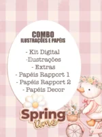 Spring Time - Como Ilustrações e Papéis (Tita)