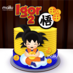 Topo de Bolo - Dragon Ball Z