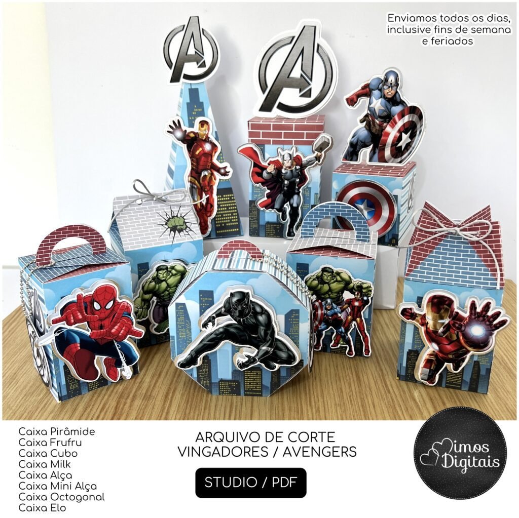 Vingadores - Kit Avulso Festa - Imagem 1