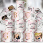 Alfabeto com Foto - Dia das Mães - Artes para Canecas (Adilson)