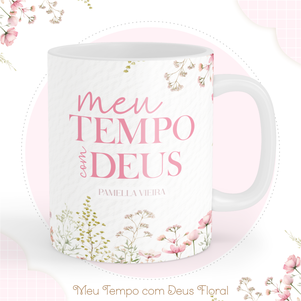 Kit CRISTÃO - Meu Tempo com Deus Floral (Pamella) - Imagem 2
