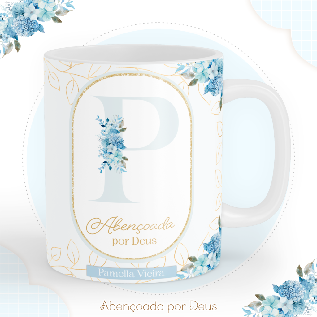 Kit CRISTÃO - Abençoada por Deus Alfabeto (Pamella) - Imagem 2