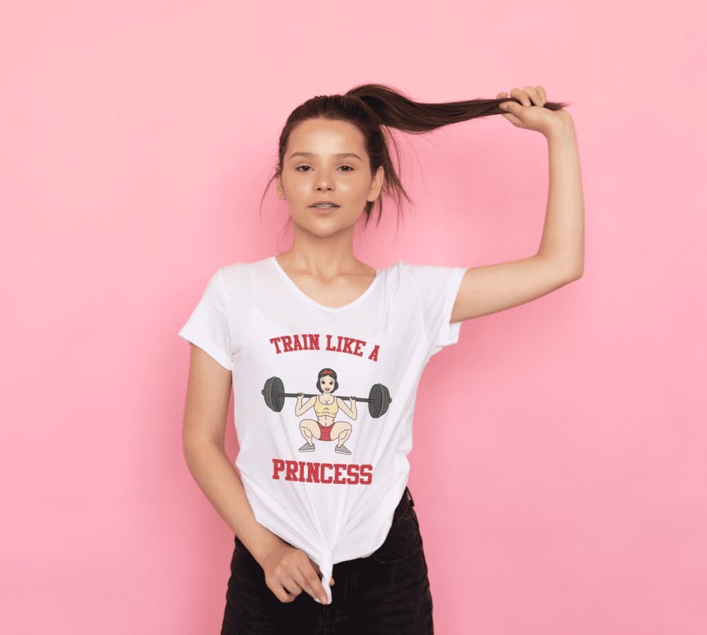 Treine como uma Princesa - Artes Camisas (Bruna Molina) - Imagem 1