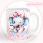 Elefantinha Floral - Kit Maternidade - Imagem 7