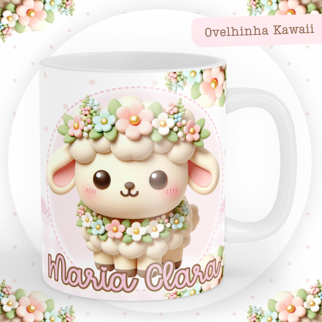 Ovelinha Kawaii - Kit Maternidade - Imagem 8