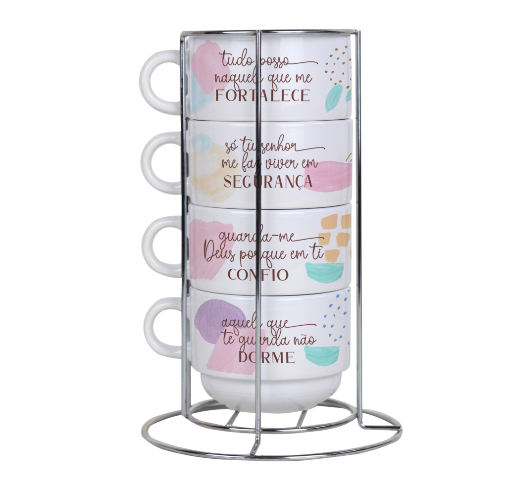 Kit 1 Versículos - Artes Torre de Xícara - Imagem 1