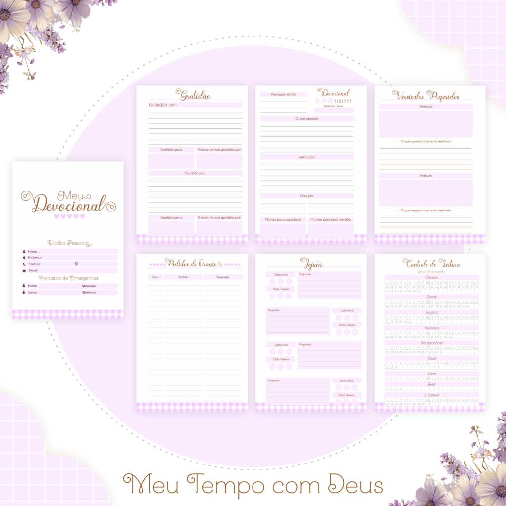 Kit CRISTÃO - Meu Tempo com Deus 2 (Pamella) - Imagem 10