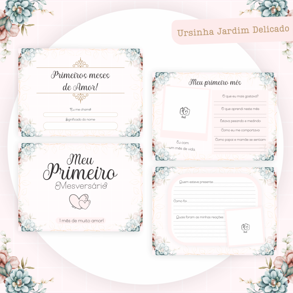 Ursinha Jardim Delicado - Kit Maternidade - Imagem 10