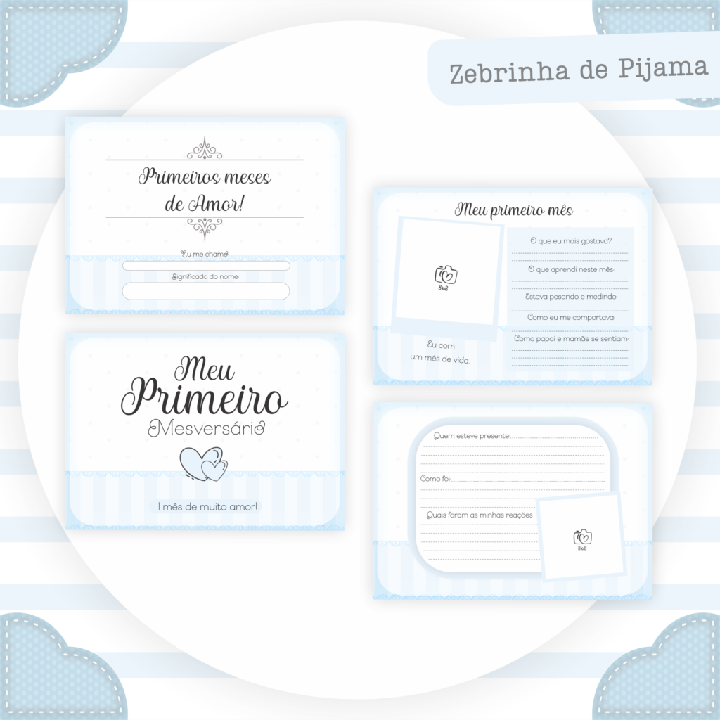 Zebrinha de Pijama - Kit Maternidade - Imagem 5