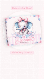 Elefantinha Floral - Kit Maternidade - Imagem 6
