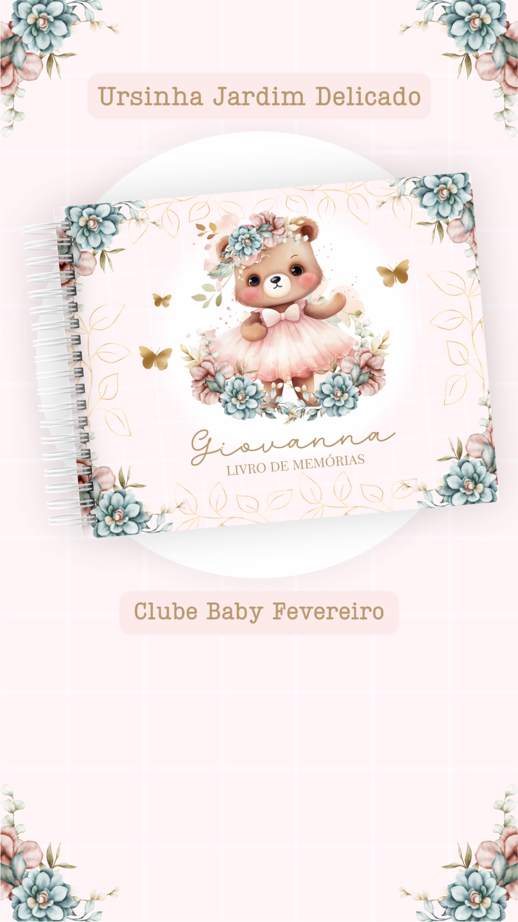 Ursinha Jardim Delicado - Kit Maternidade - Imagem 11