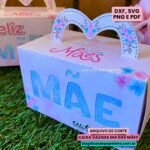 Caixa Vazada Dia das Mães - Com Arte (Dicas de Papeleira) - Imagem 3