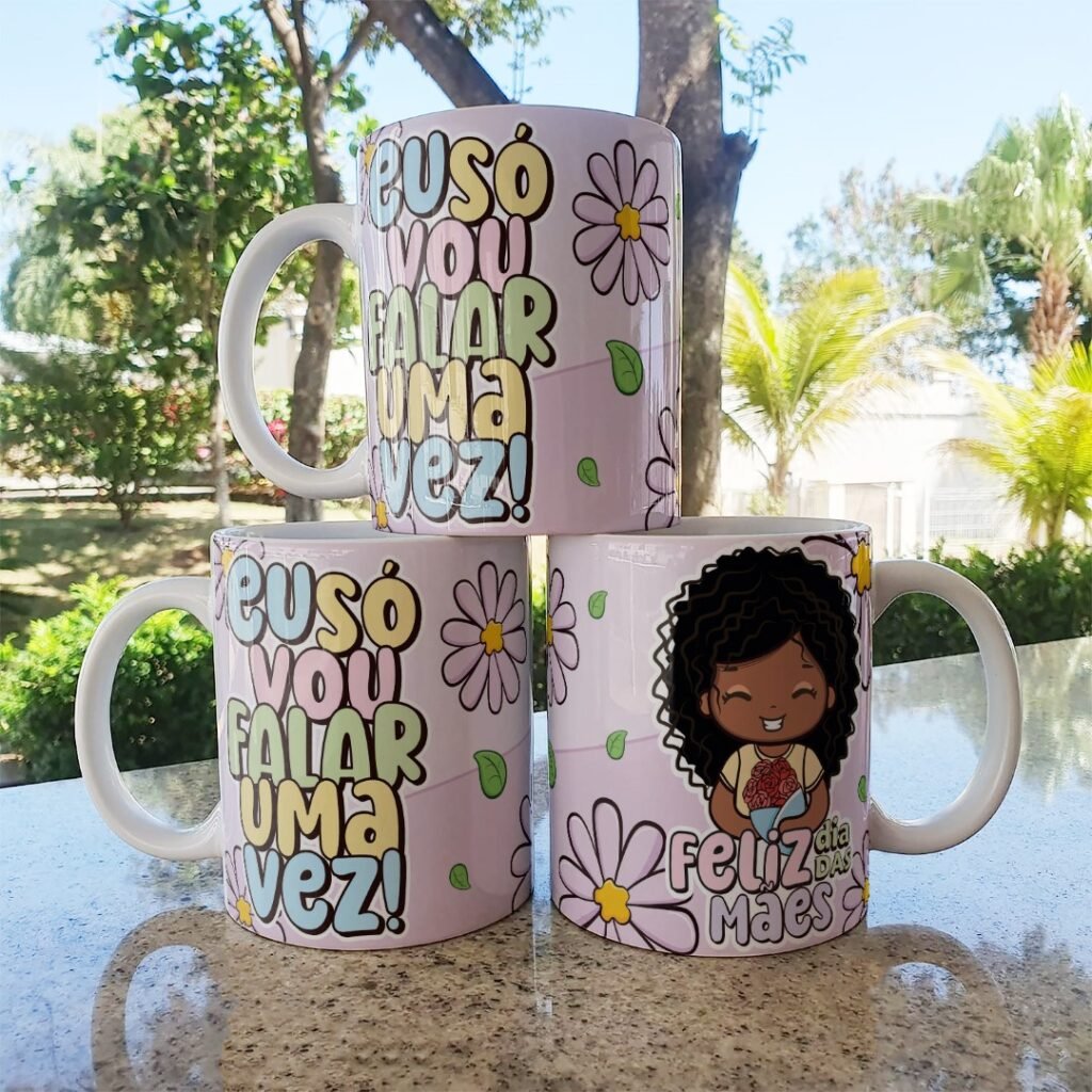 Mães 2024 – Personagens Cute - Artes Canecas (Yukina) - Imagem 1