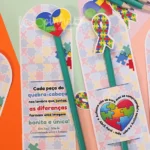Card Lápis e Caneta - Abril Azul 2024 Autismo (Loopinha)