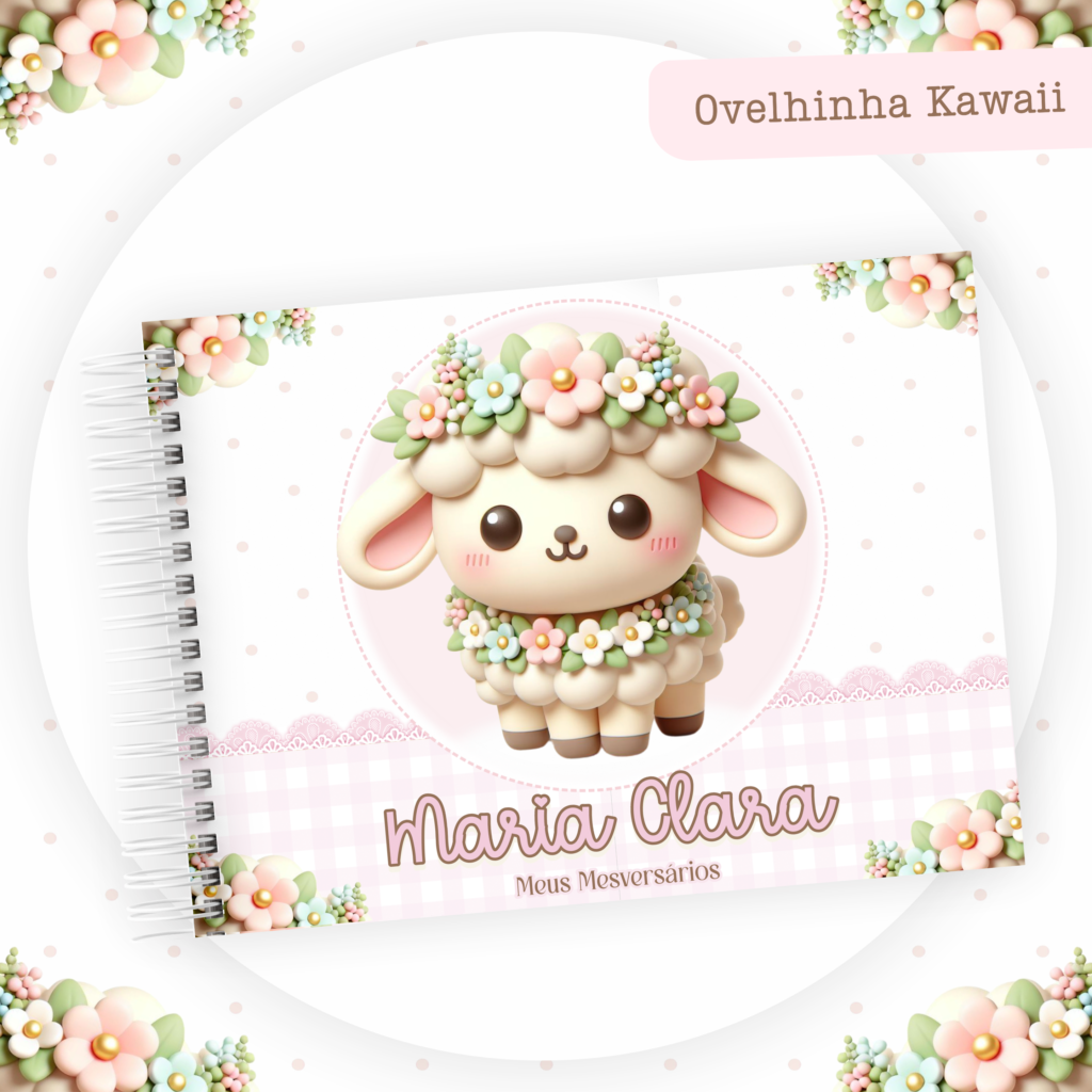 Ovelinha Kawaii - Kit Maternidade - Imagem 11