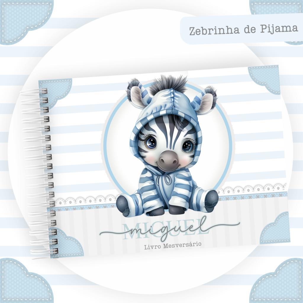 Zebrinha de Pijama - Kit Maternidade - Imagem 9