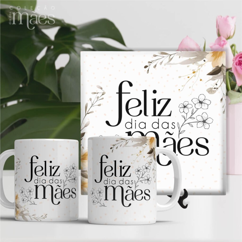 Artes Canecas e Azulejos SEM Foto - Dia das Mães V24 (Vintage) - Imagem 12