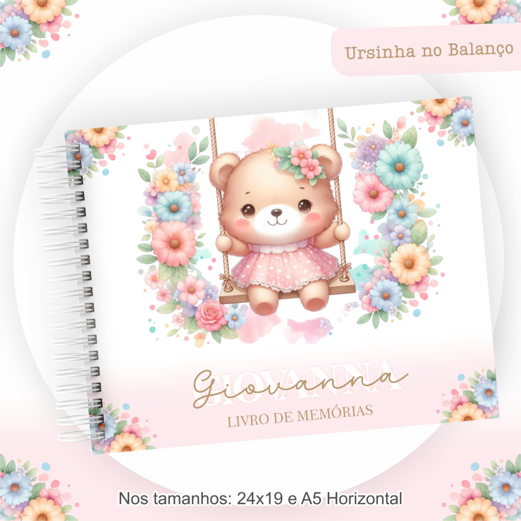 Ursinha no Balanço - Kit Maternidade - Imagem 11