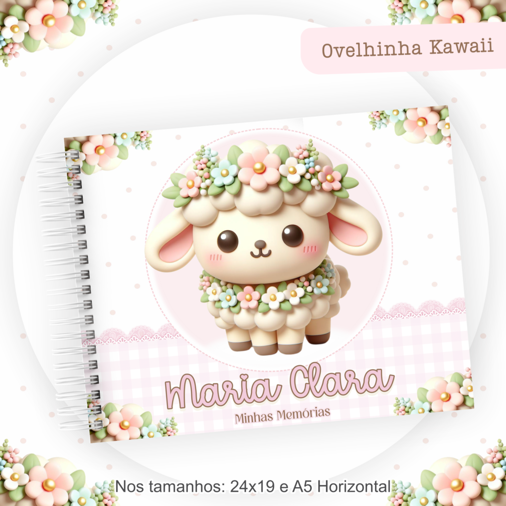Ovelinha Kawaii - Kit Maternidade - Imagem 12