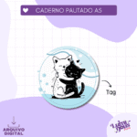 Caderno Pautado A5 - Be Kind Gatinho (Luminous) - Imagem 3
