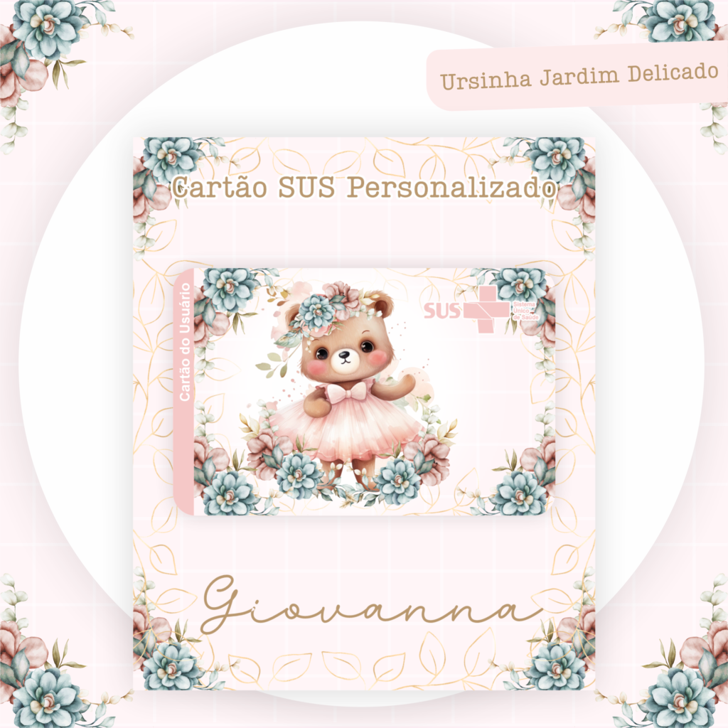 Ursinha Jardim Delicado - Kit Maternidade - Imagem 3