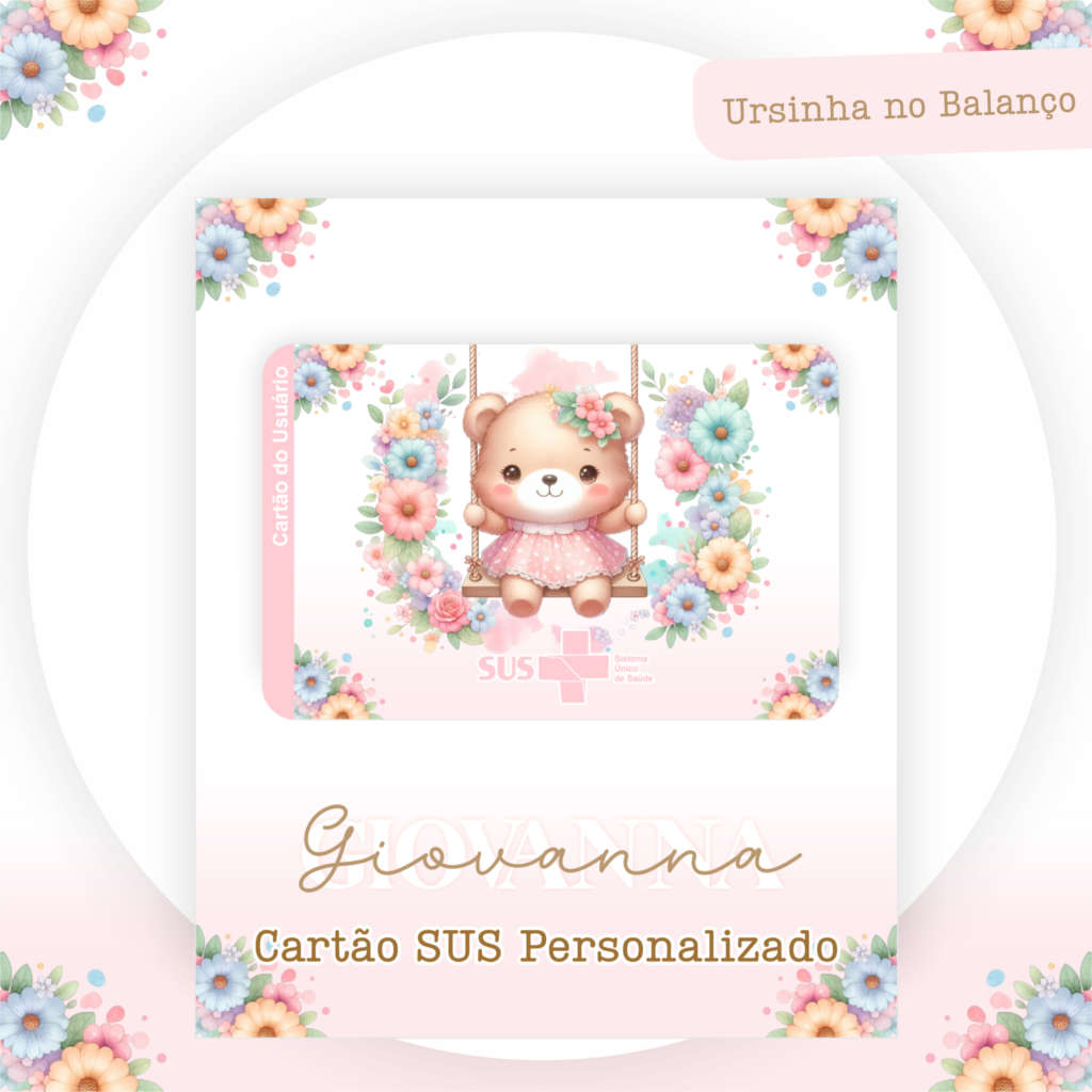 Ursinha no Balanço - Kit Maternidade - Imagem 12