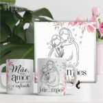 Artes Canecas e Azulejos SEM Foto - Dia das Mães V24 (Vintage) - Imagem 14