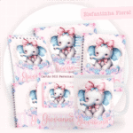 Elefantinha Floral - Kit Maternidade