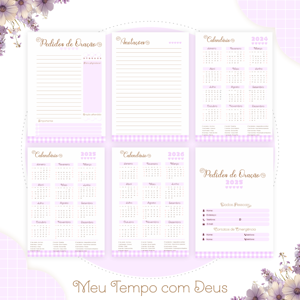 Kit CRISTÃO - Meu Tempo com Deus 2 (Pamella) - Imagem 8