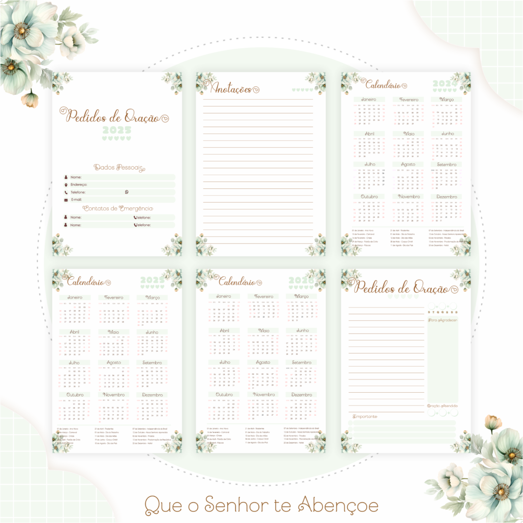 Kit CRISTÃO - Que o Senhor Te Abençoe (Pamella) - Imagem 8