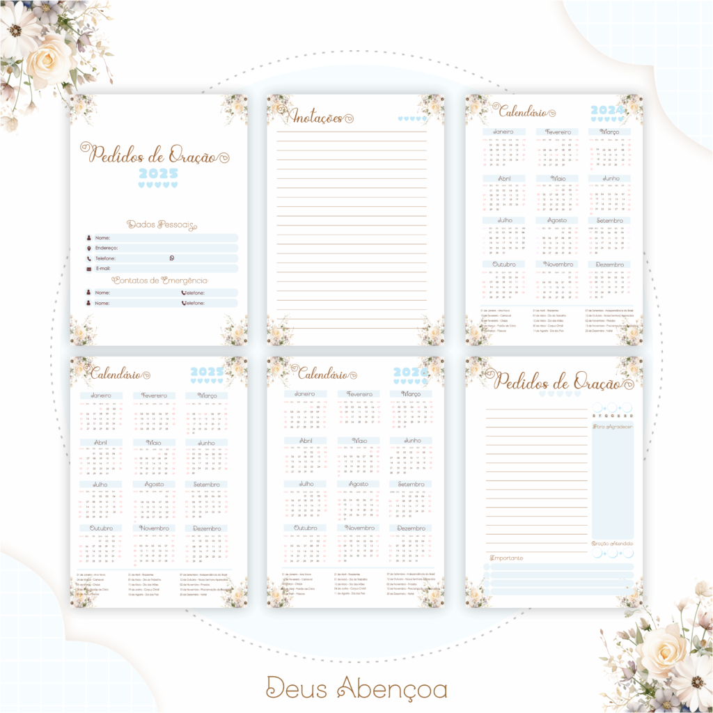 Kit CRISTÃO - Deus Abençoa (Pamella) - Imagem 8