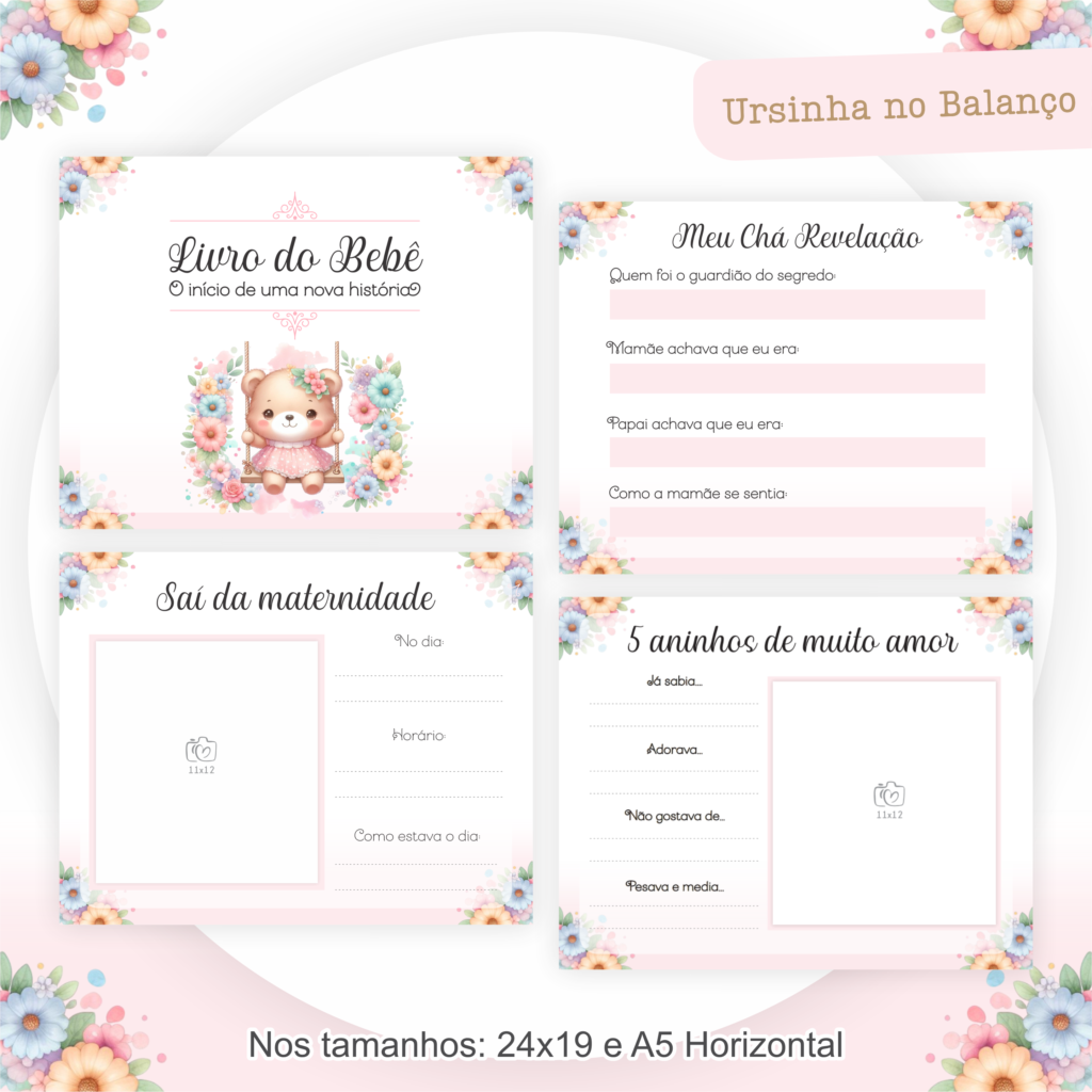 Ursinha no Balanço - Kit Maternidade - Imagem 2