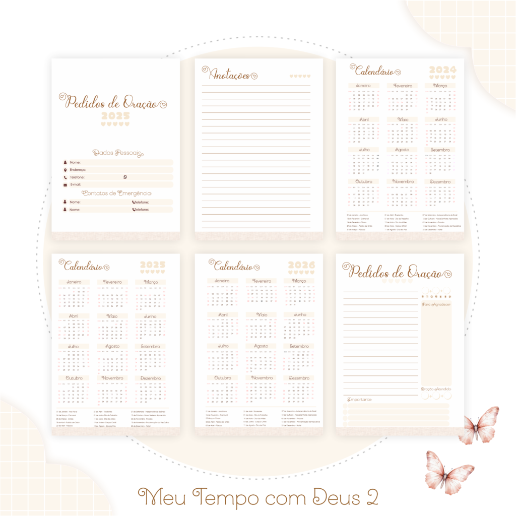 Kit CRISTÃO - Meu Tempo com Deus 1 (Pamella) - Imagem 8