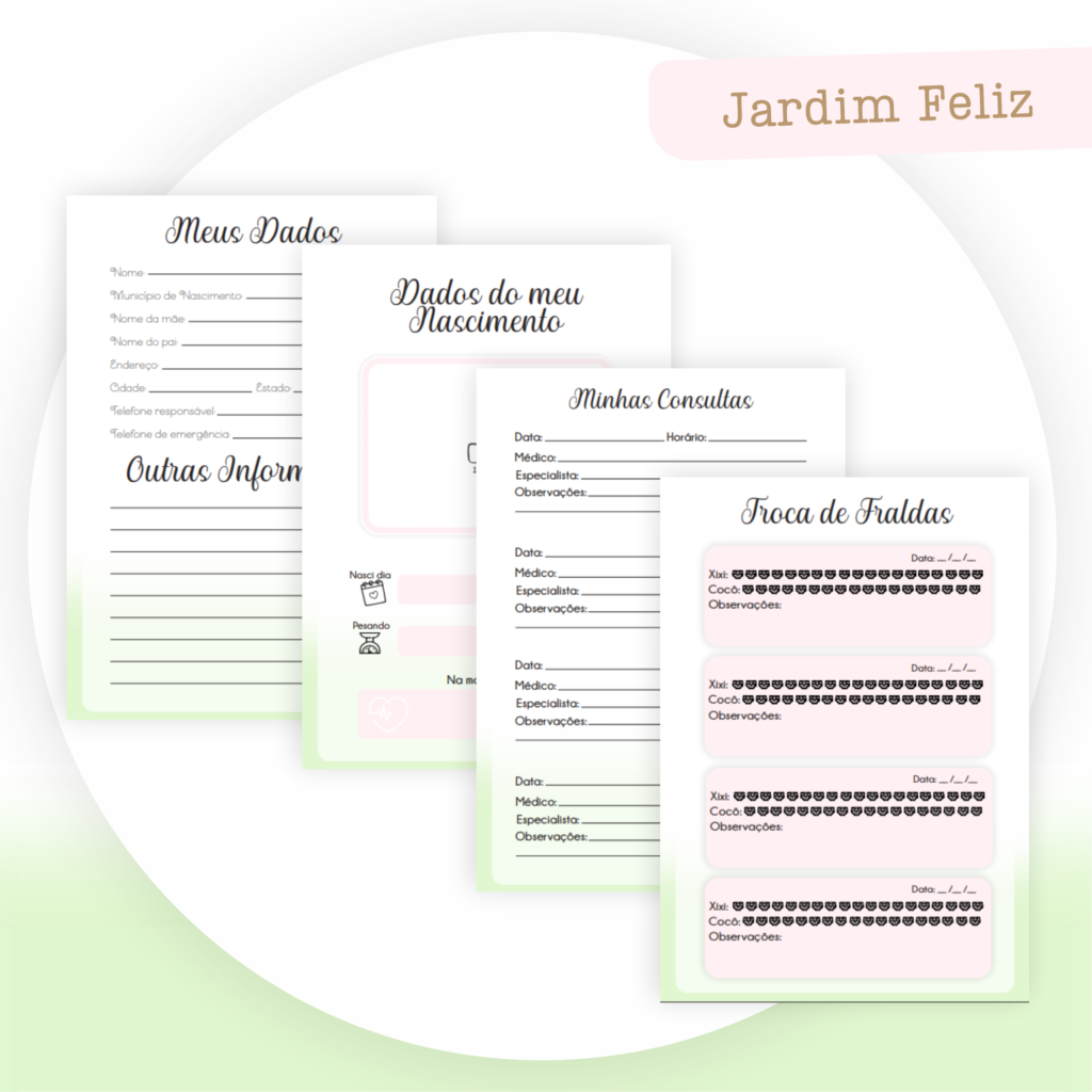 Jardim Feliz - Kit Maternidade - Imagem 3