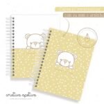 10 Kits Poá COM E SEM Ursinho - Acompanhamento do Bebê (Criativa Afetiva)