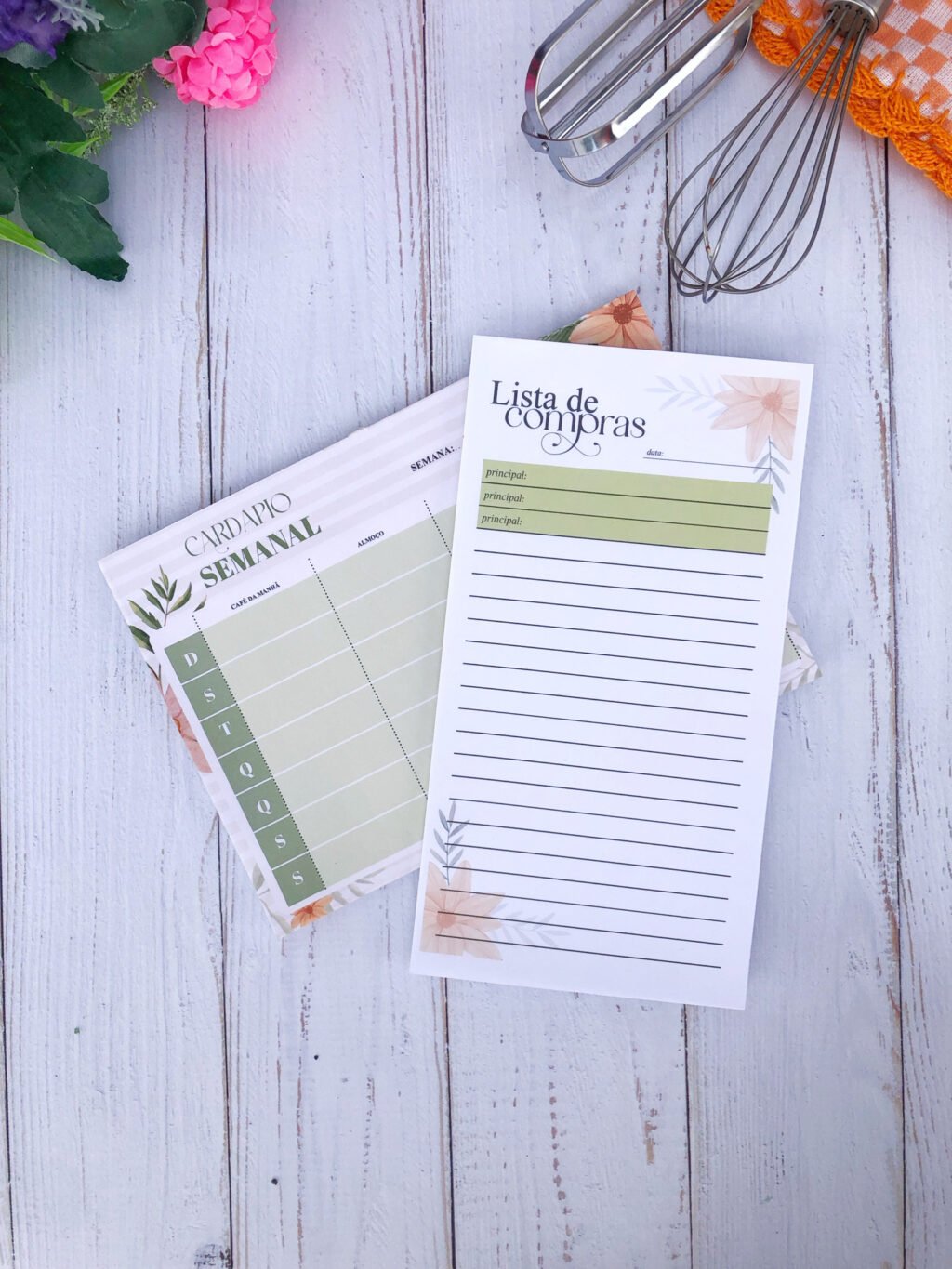 Kit Cozinhando com Amor - Blocos | Caderno Receita | Listinhas - Imagem 27