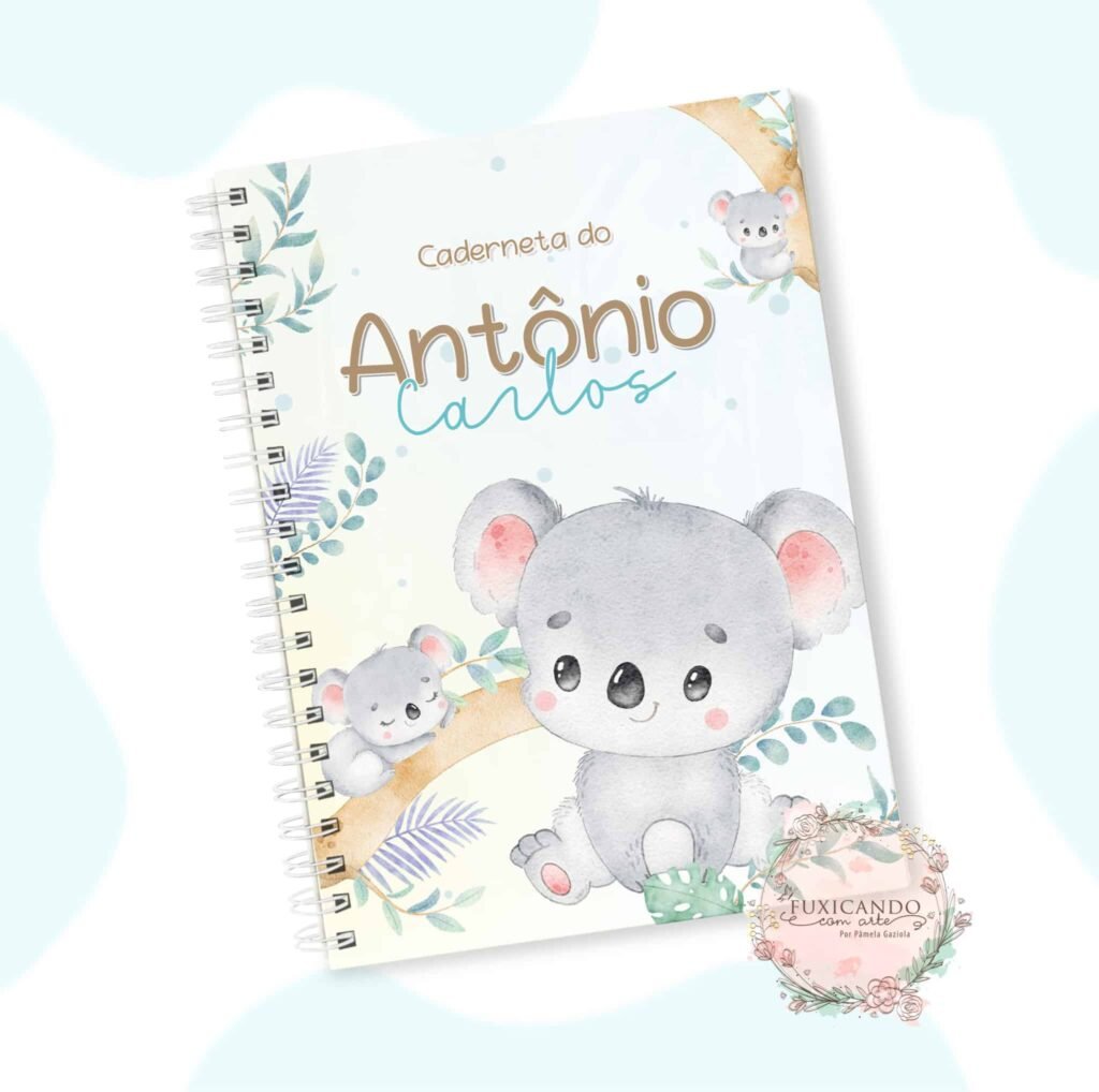 Kit Coala Baby Aquarela – Menino e Menina (Fuxicando Arte) - Imagem 12