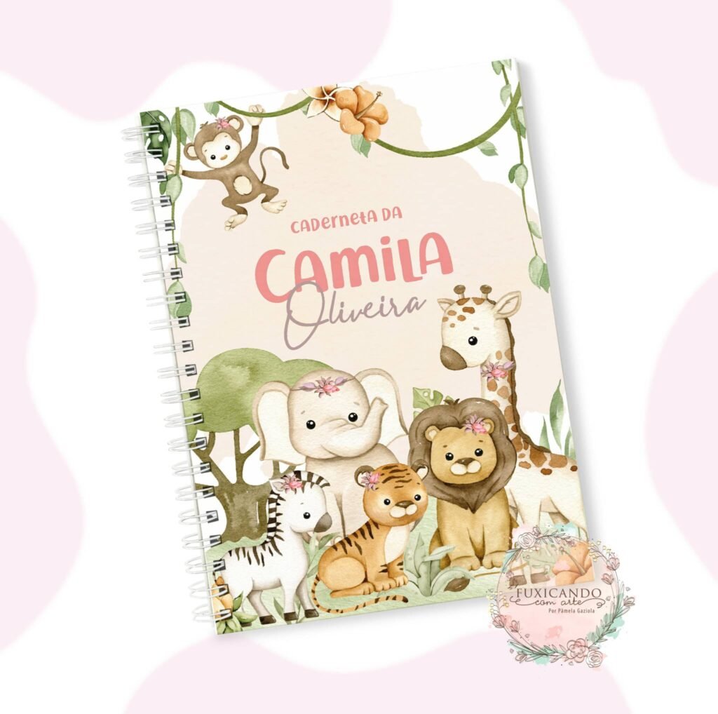 Kit Safari Baby – Menino e Menina (Fuxicando Arte) - Imagem 25