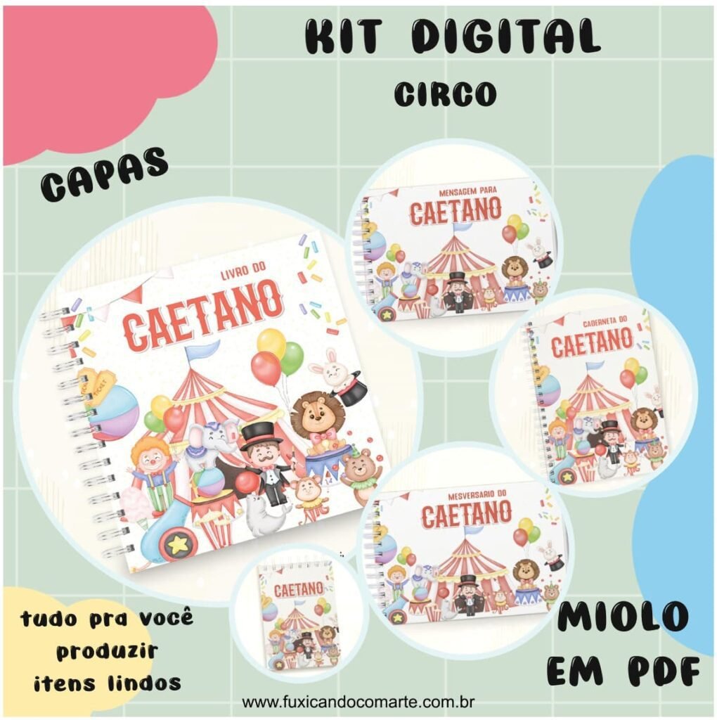 Kit Circo (Fuxicando Arte) - Imagem 1